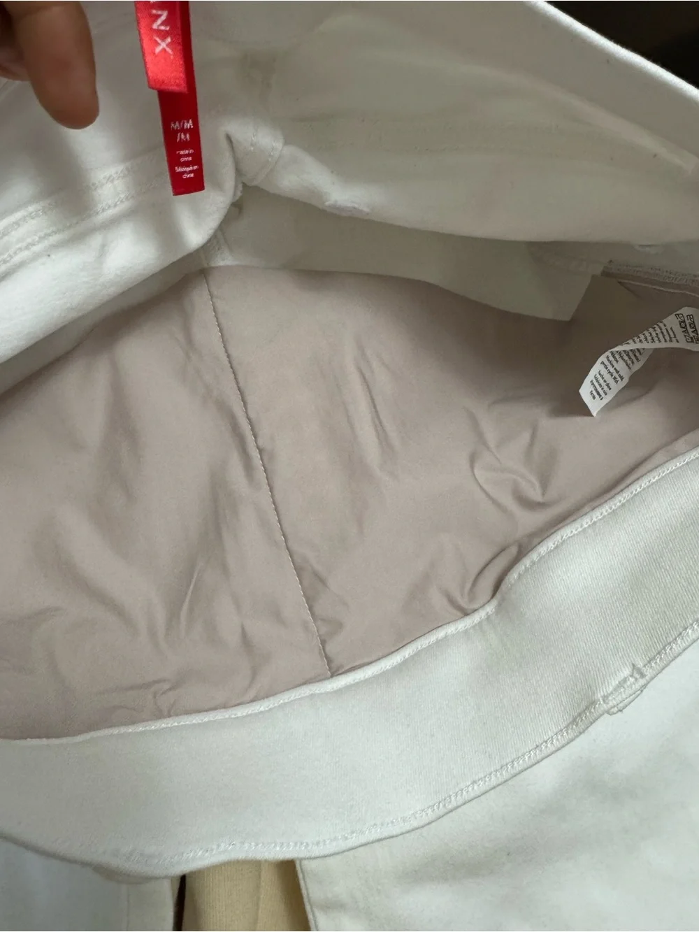 SPANX White Stretch Flare Jeans